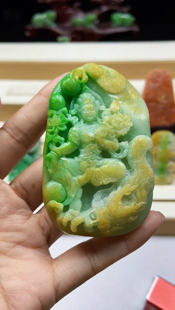 未镶嵌挂件翡翠翡翠A货