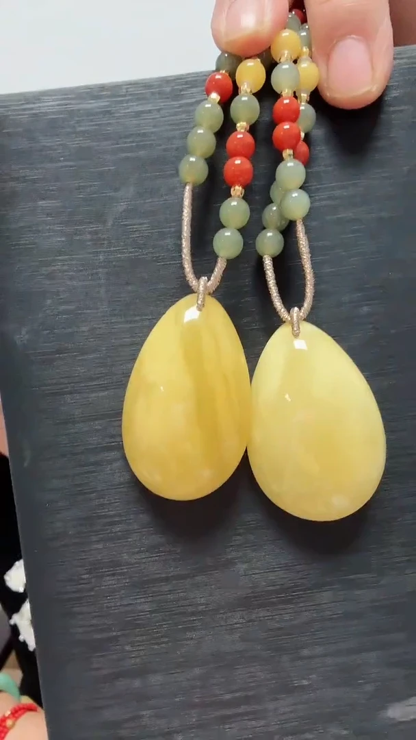 蜜蜡颈饰未镶嵌吊坠多样性发一个