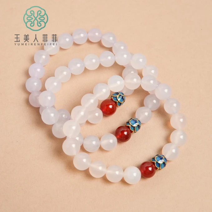 石惑珠宝·玛瑙单圈手串约10mm#多样性发一