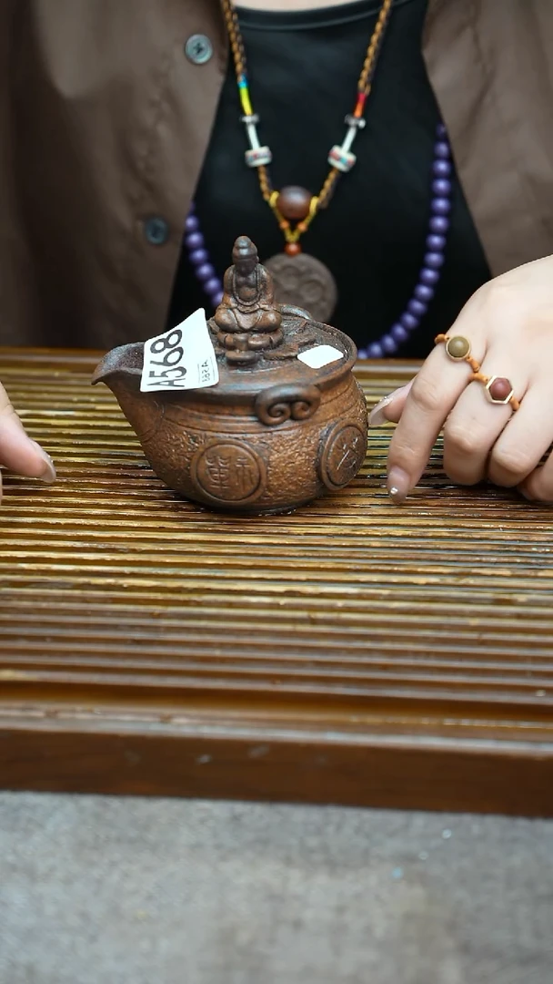 万古烧粗陶手工茶具