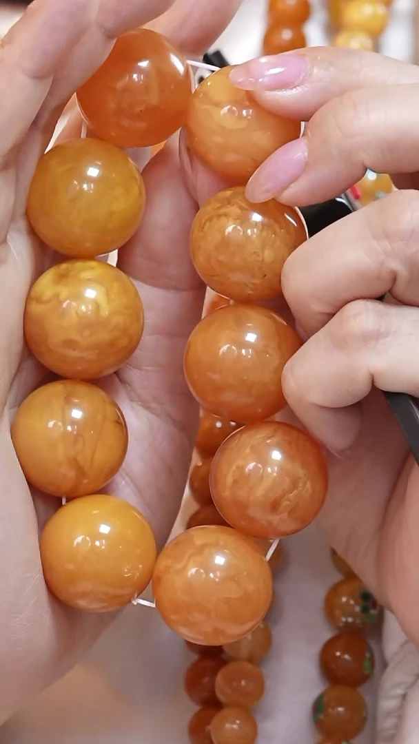 蜜蜡颈饰未镶嵌3799天然蜜蜡珠宝奇石云端妖孽全部保真