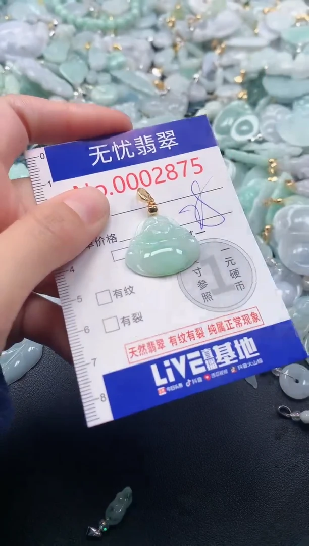 吊坠(不含链)未镶嵌翡翠2875