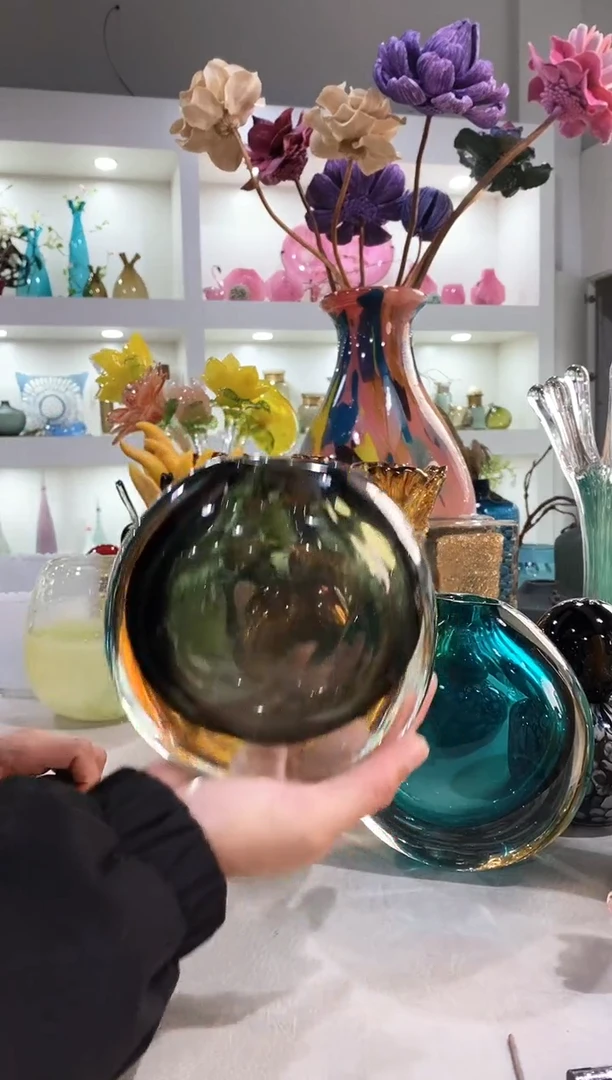 慕忆家手作琉璃花瓶