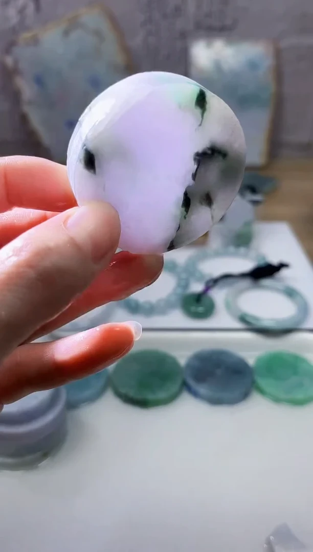 裸石翡翠天然翡翠A货石 南 714