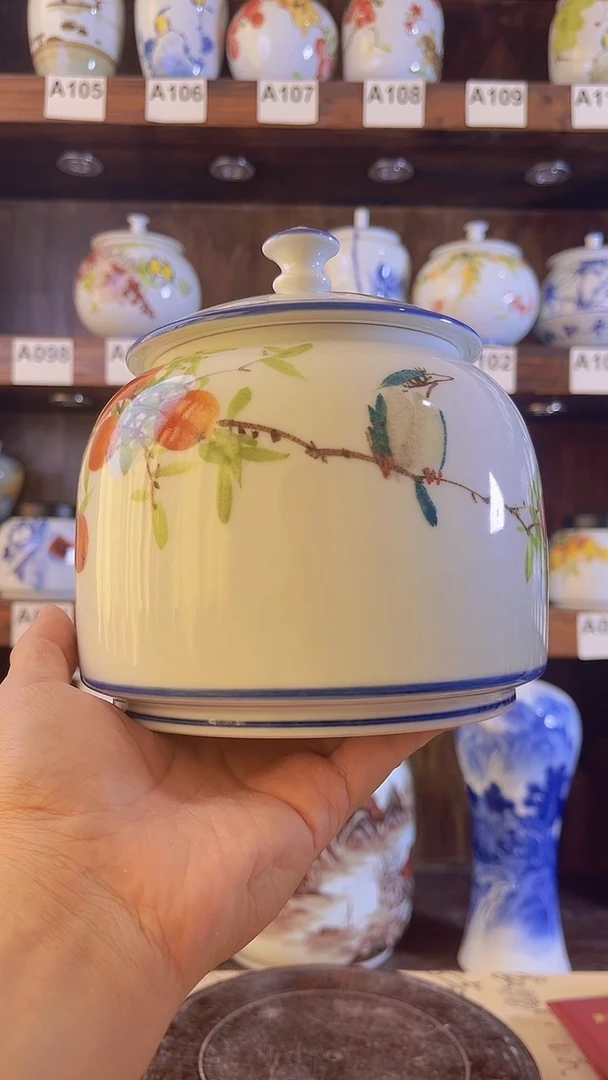 迎君陶瓷纯手工手绘17