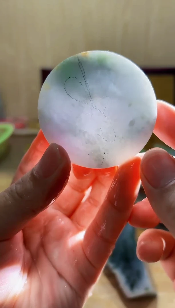 未镶嵌挂件翡翠A货常星3466