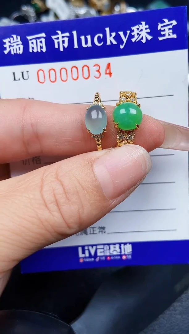 翡翠银S925镶嵌颈饰0034