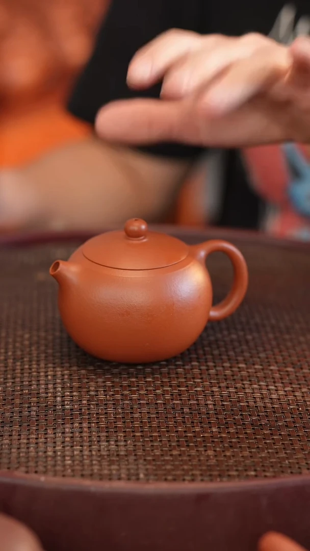 茶壶紫砂全手 大红袍 西施 170cc