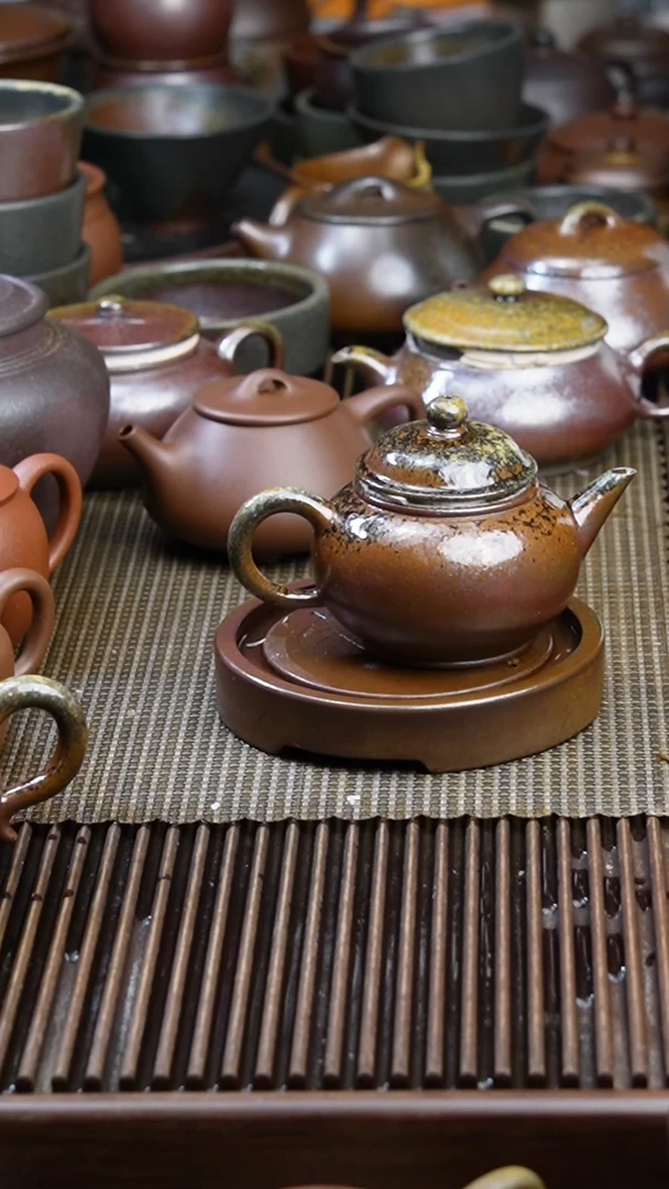 茶壶紫砂-****n柴烧水平