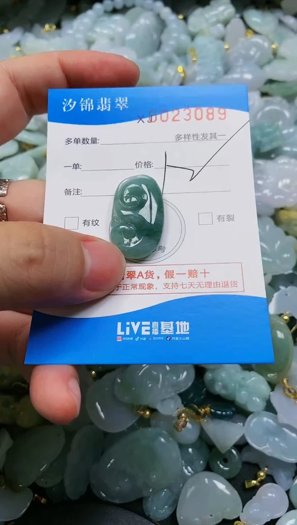 翡翠未镶嵌颈饰闪购商品0023089