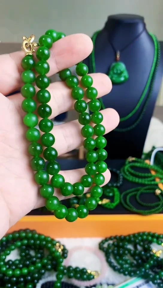 和田玉（碧玉）未镶嵌项链10