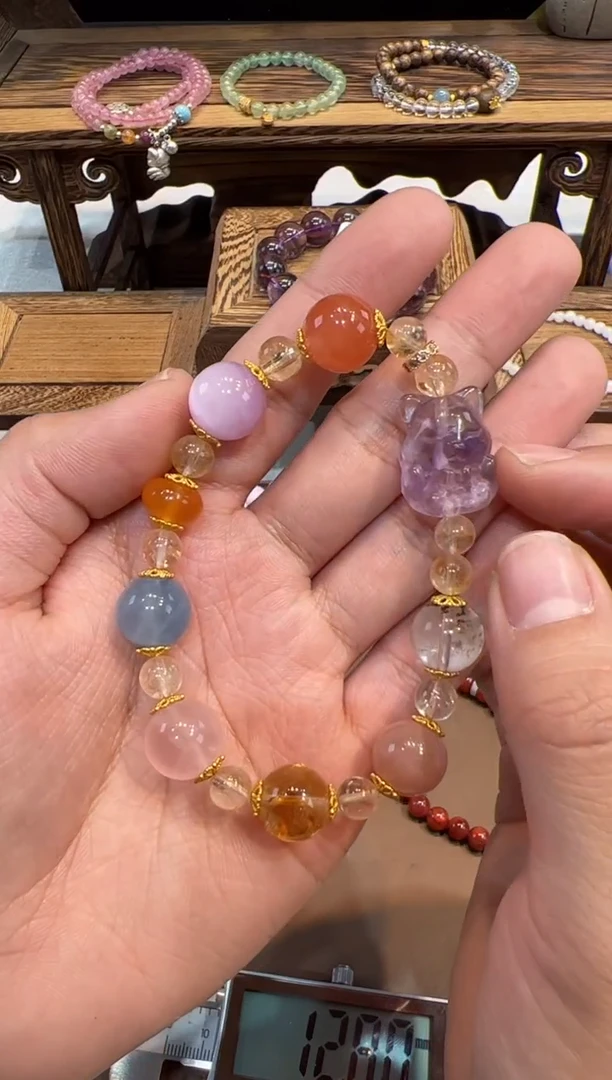 【闪购商品】水晶手绳未镶嵌@@手饰