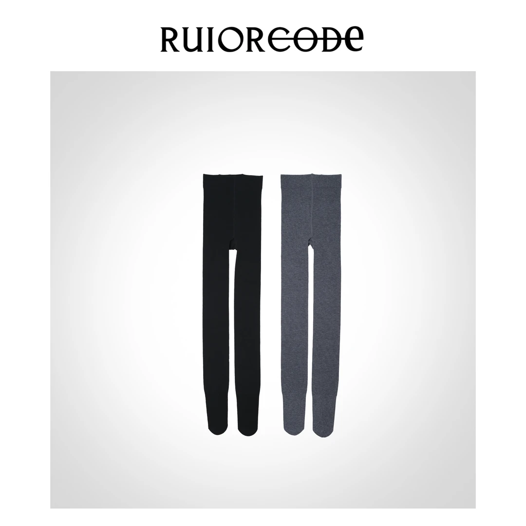 【RUIORCODE】打底连脚羊毛混纺加绒发热裤袜 理性消费！！