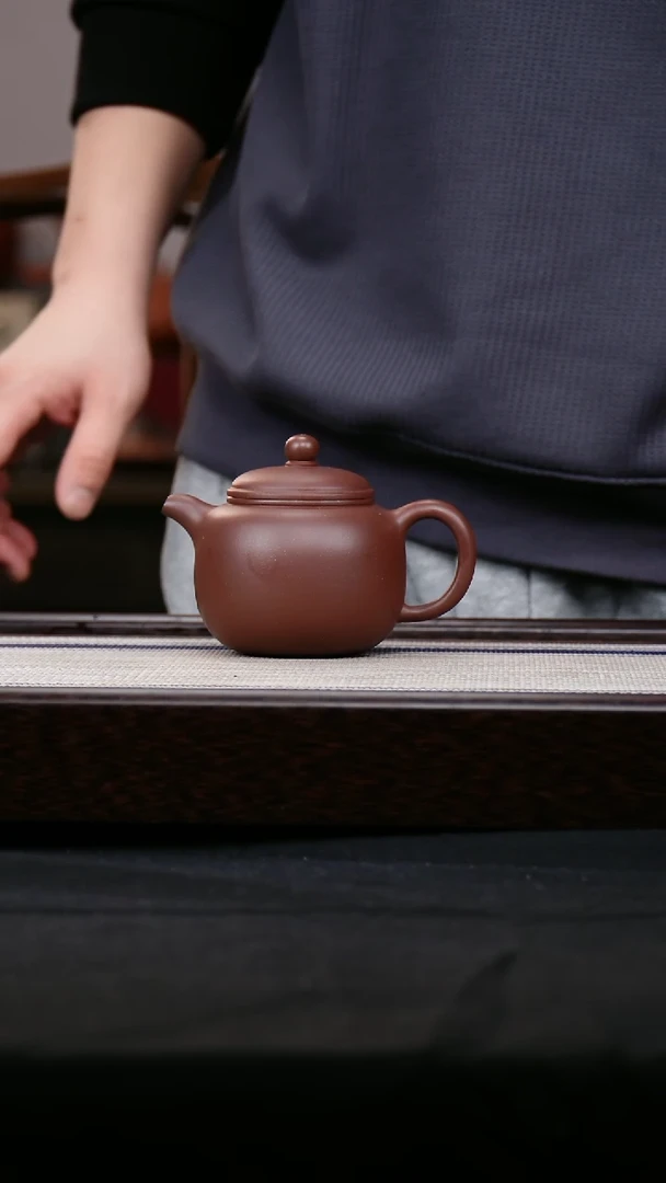 【闪购商品】紫砂茶壶匏樽 三号井底槽青