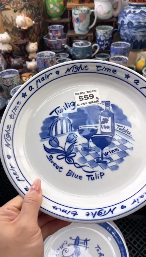 瓷片?****?559 号六六工艺品瓷器