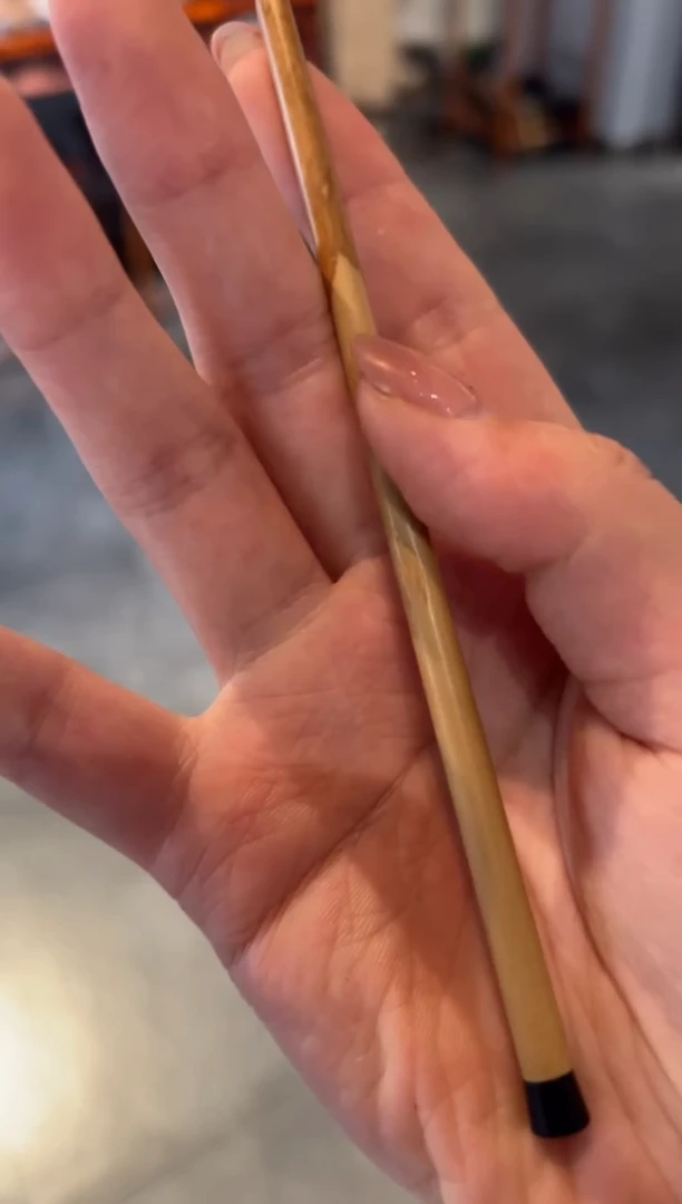扇子福建湘妃竹茶拨