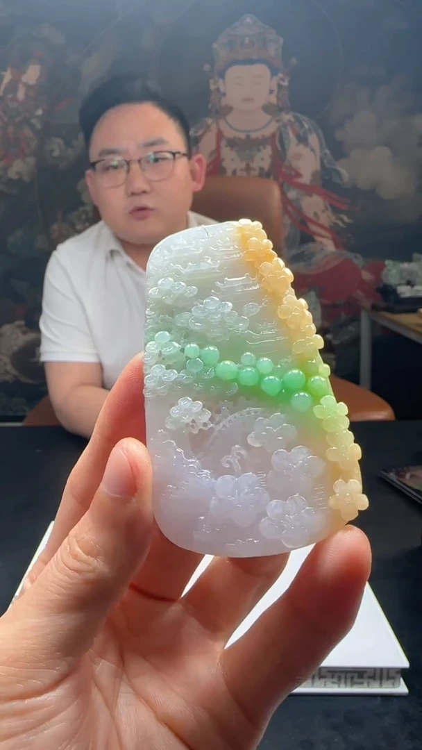 【闪购商品】定制翡翠未镶嵌L-@@QJXC27110