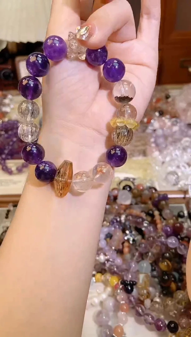 【闪购商品】紫晶手链未镶嵌361手串