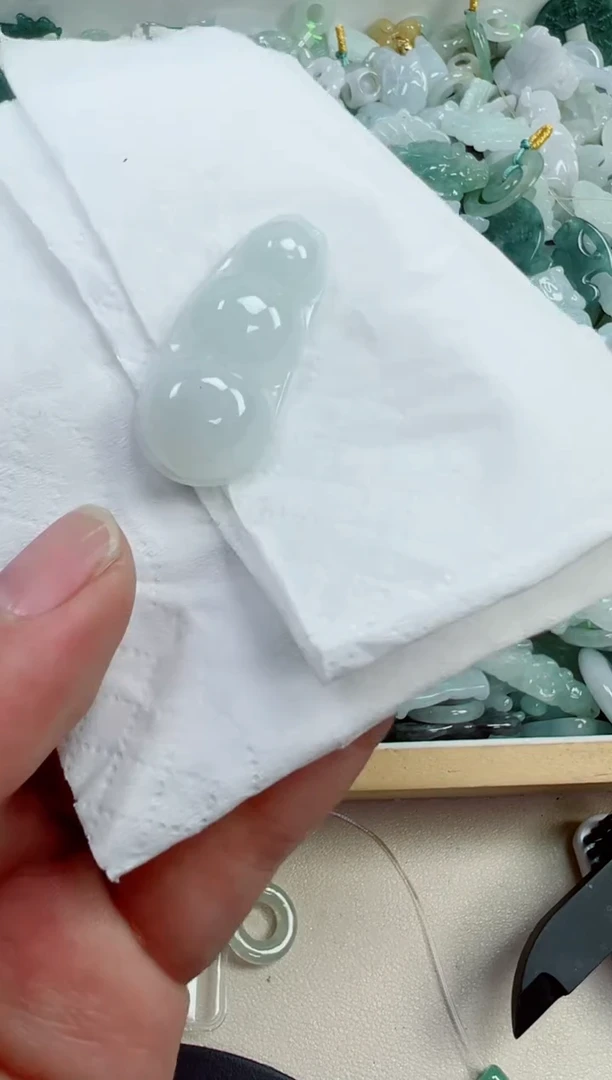 散珠翡翠113号链接，A货翡翠