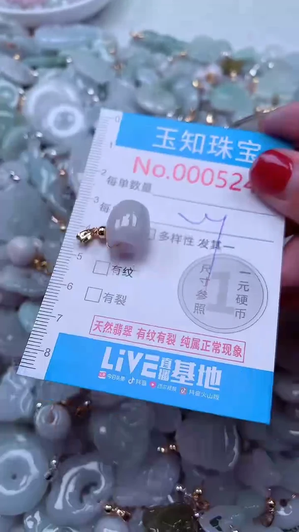 吊坠(不含链)未镶嵌翡翠5249