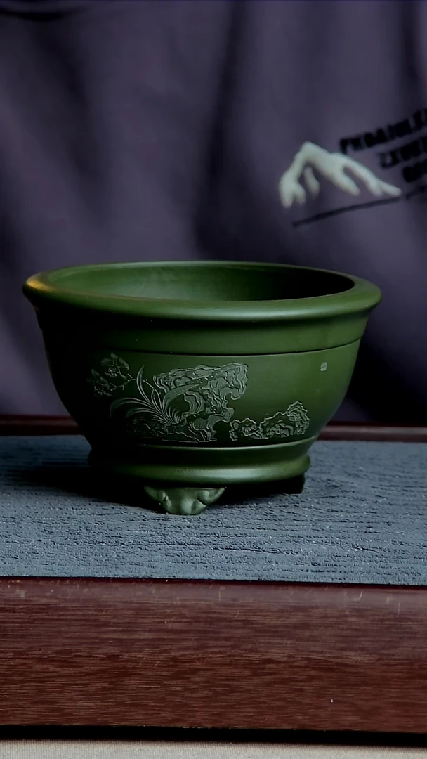 紫砂花盆12*7.5内径尺寸