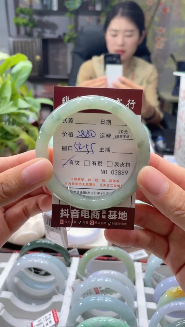 未镶嵌手镯翡翠3889****