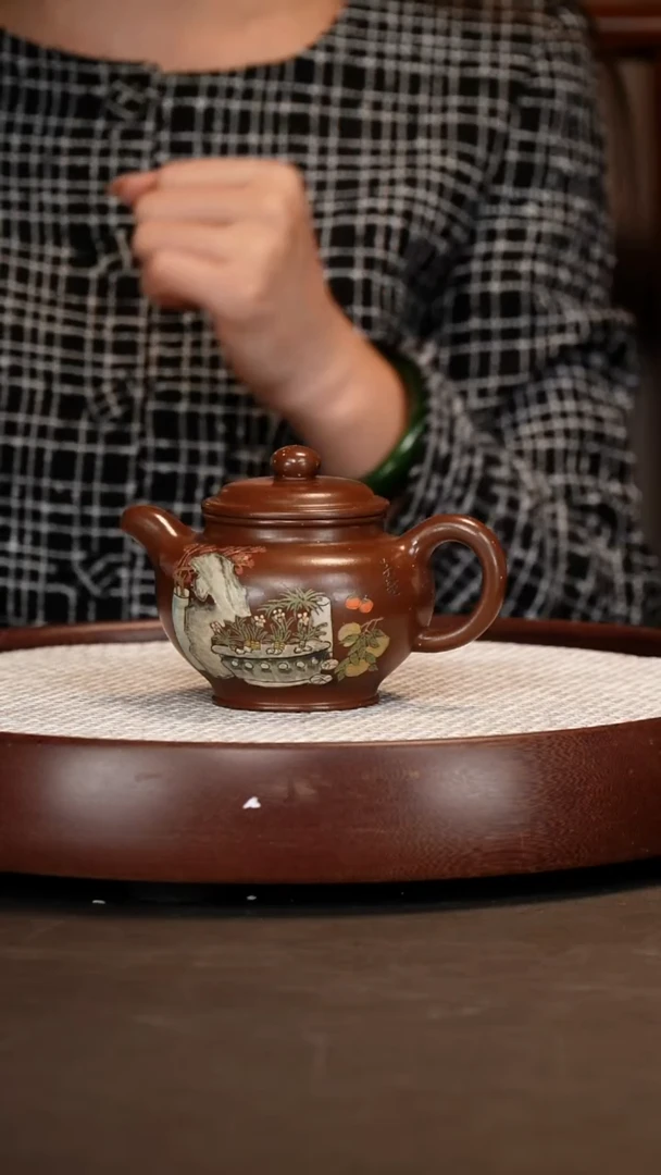 茶壶紫砂【赵丽娟】底槽清 掇只 350cc