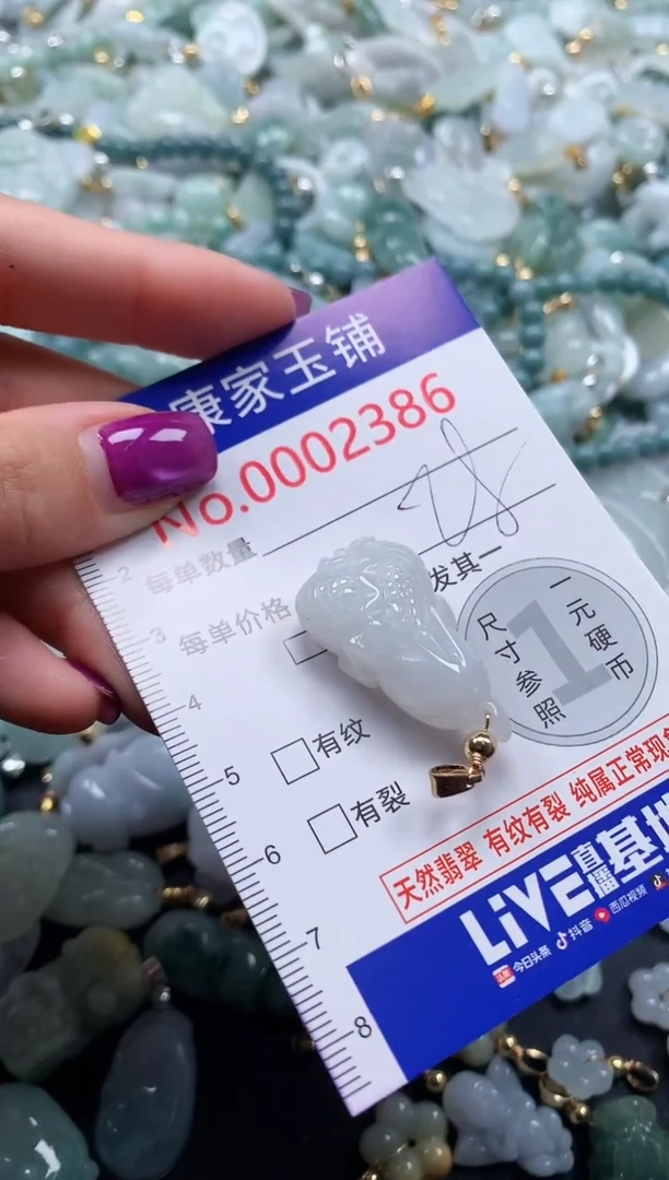 颈饰未镶嵌翡翠2386