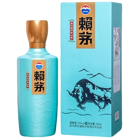 赖茅生肖牛 53度500ml*1瓶 酱香型白酒