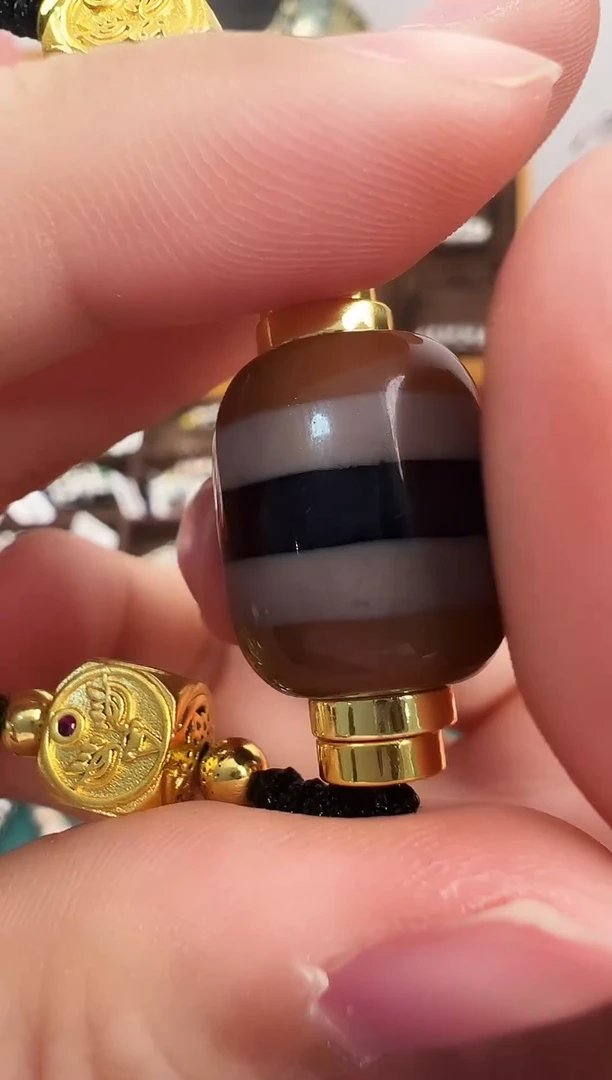 玛瑙/玉髓颈饰合金6.（微瑕）