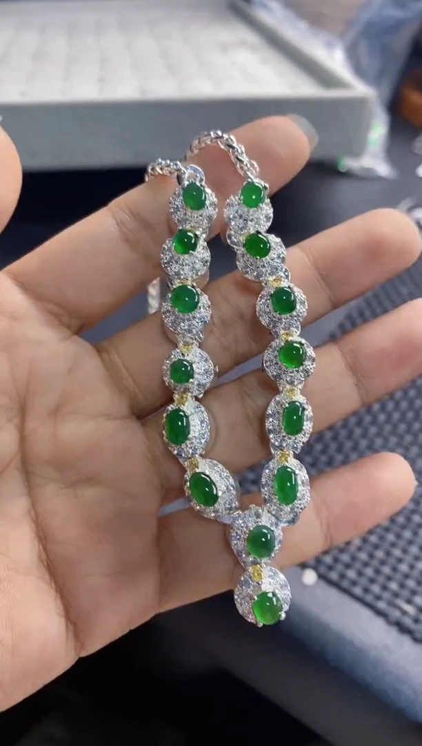 未镶嵌戒指翡翠444---1