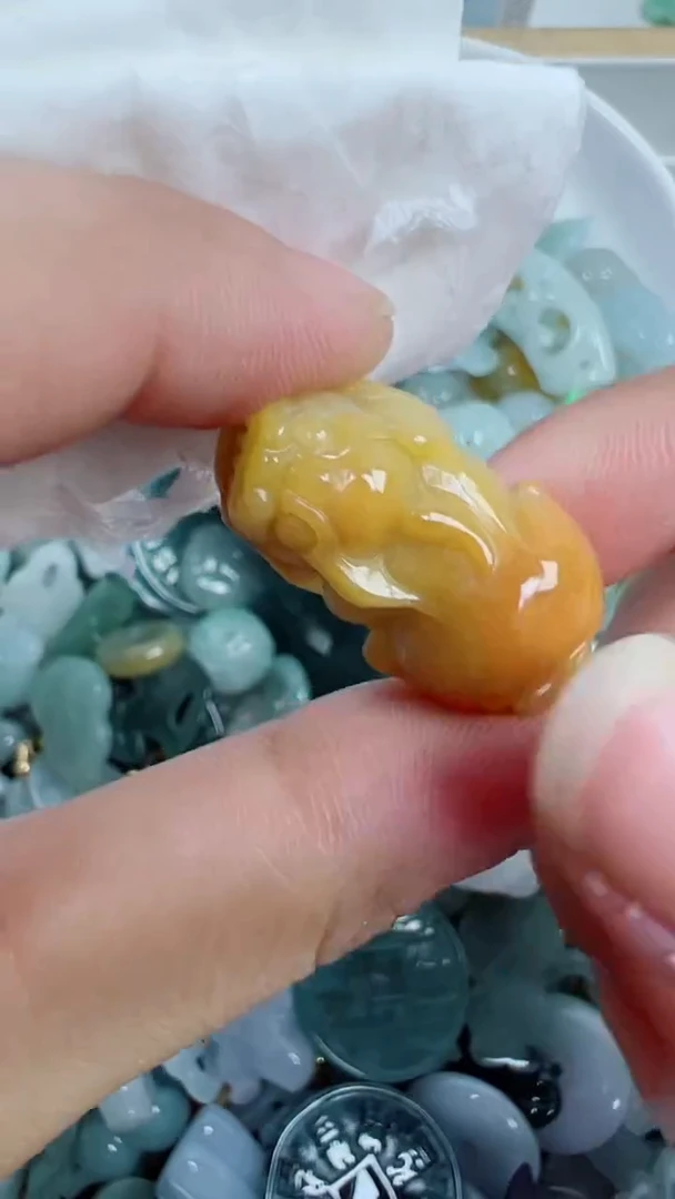 散珠翡翠625号链接，A货翡翠