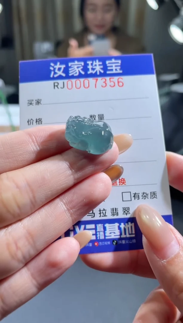 未镶嵌挂件翡翠7356