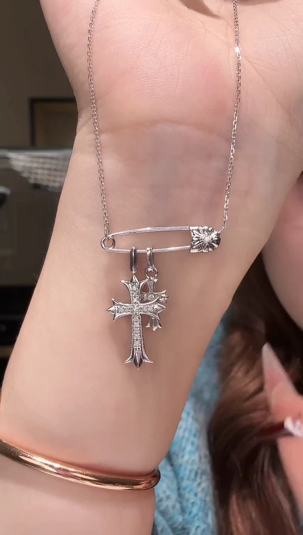 铂Pt950镶嵌项链钻石AF0782-PT-45