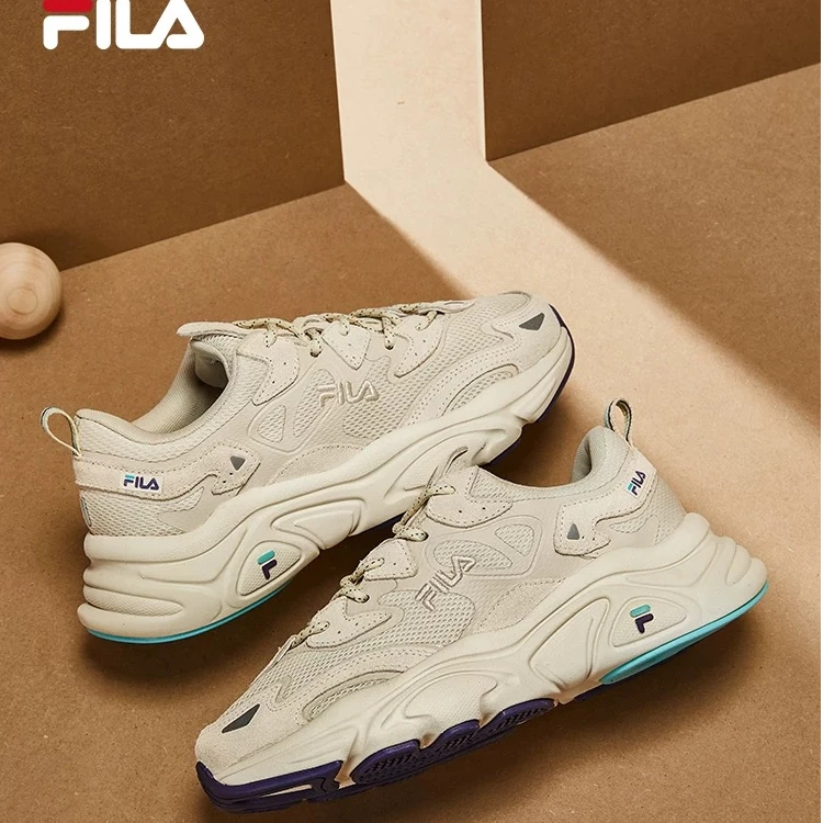 【火星鞋】斐乐秋冬网面透气情侣老爹鞋时尚休闲百搭秋冬厚底运动鞋