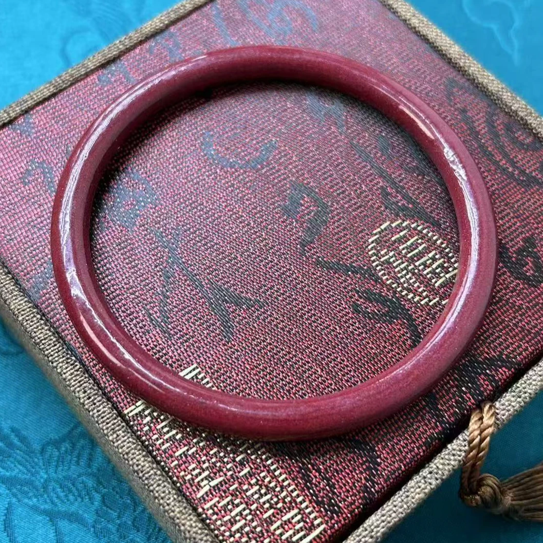 含辰砂工艺品朱砂 素圈【手镯】叮当镯美人镯