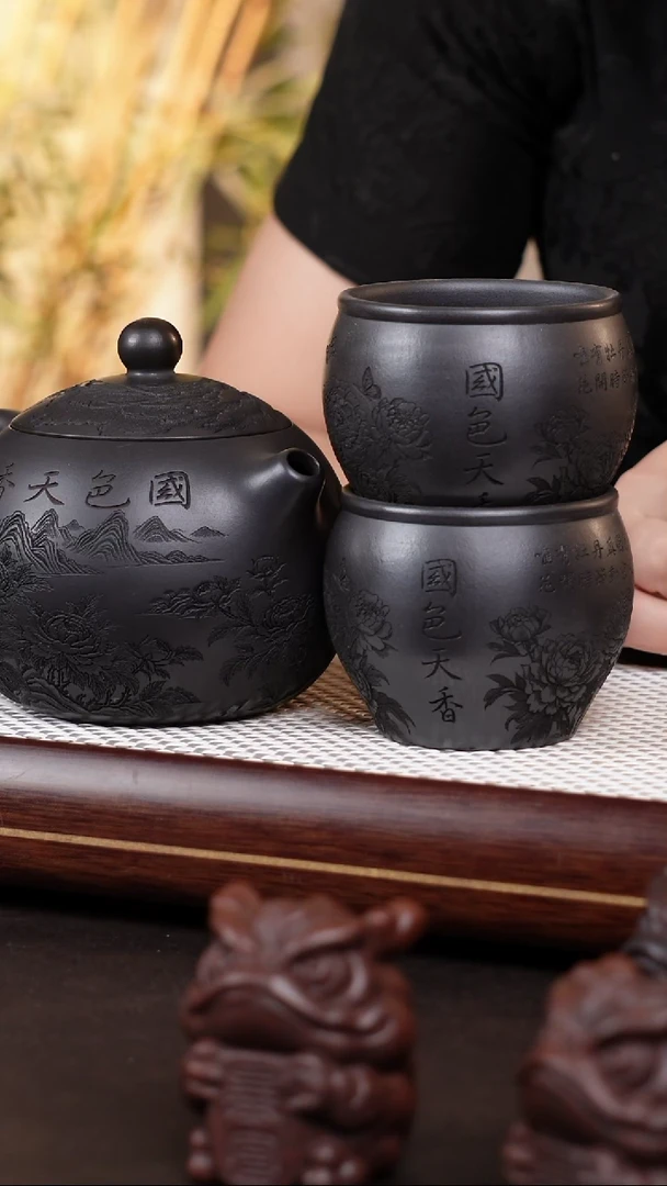茶壶紫砂西施一壶两杯