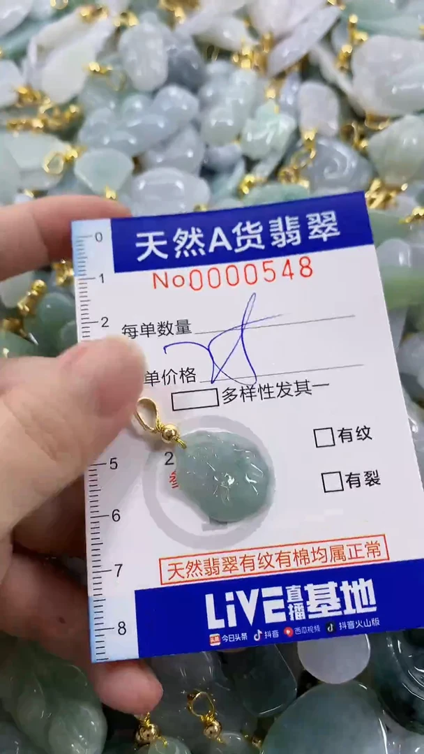 颈饰未镶嵌翡翠天然A货翡翠