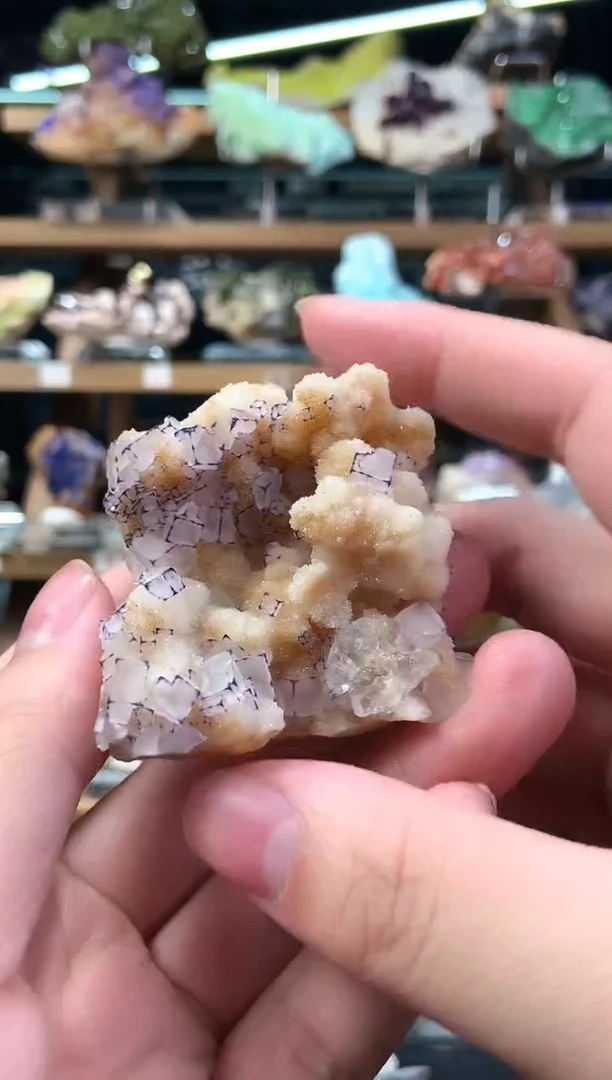 石材贵州紫边萤石