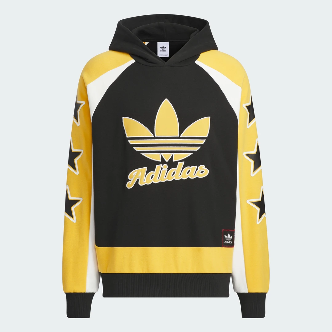 adidas/阿迪达斯三叶草中性款BB RETRO 运动宽松连帽卫衣-JN0780