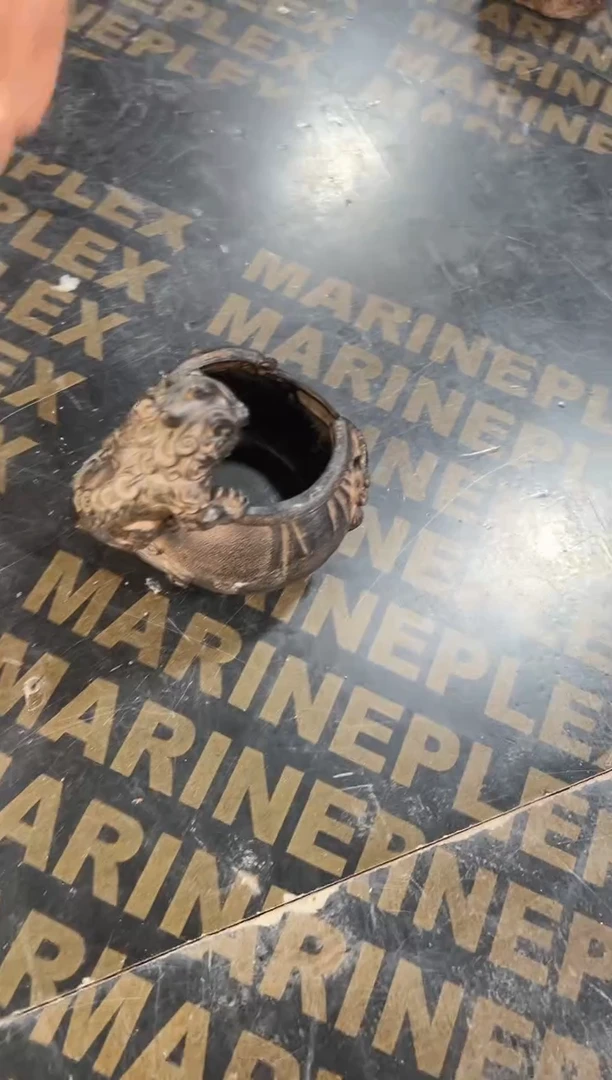 陶土【合成青石】代代富贵（小）