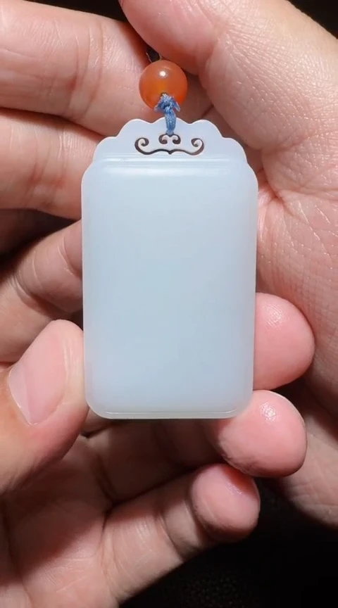 未镶嵌和田玉把件.**马和田玉