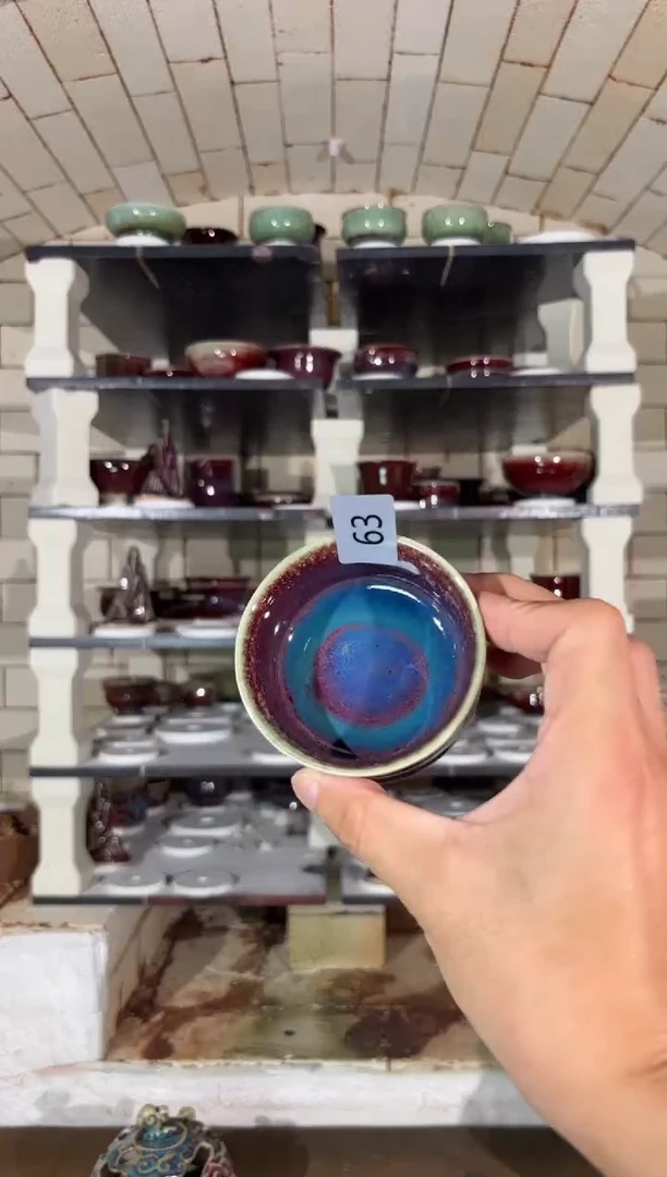 摆件精品窑变钧瓷茶器