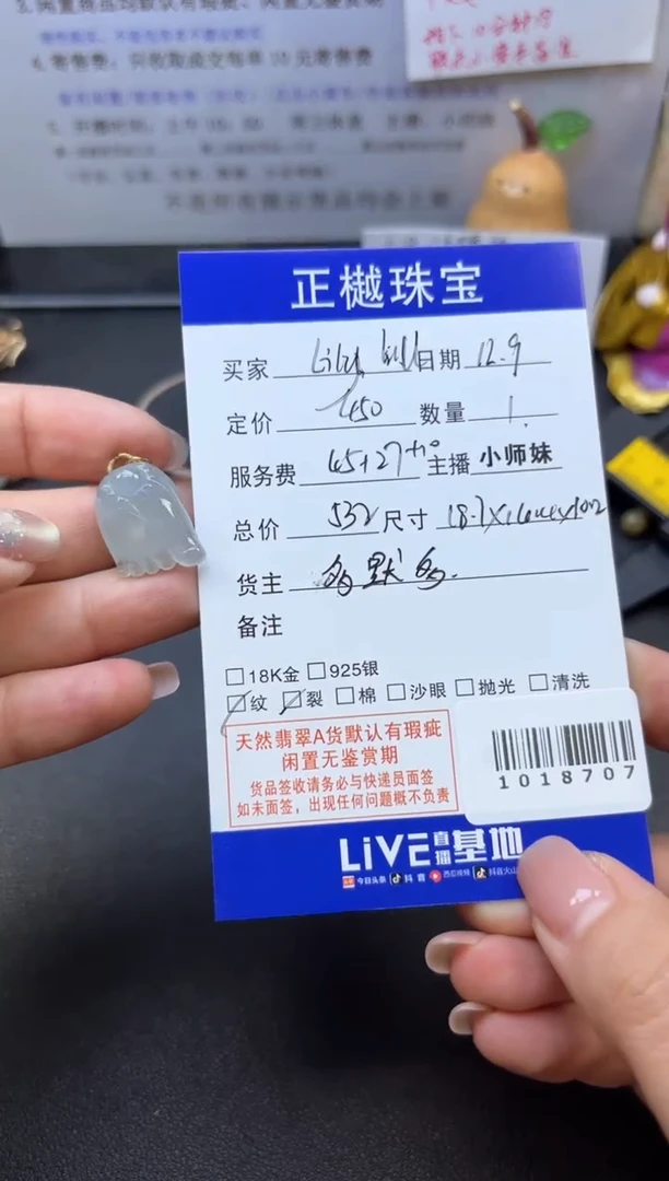 颈饰未镶嵌翡翠L****uZYZB-1018707