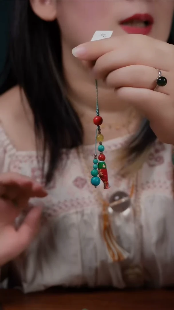 天然辰砂妞*朱砂吊坠