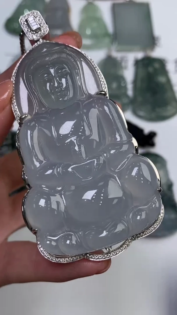 翡翠挂件未镶嵌那****月303597