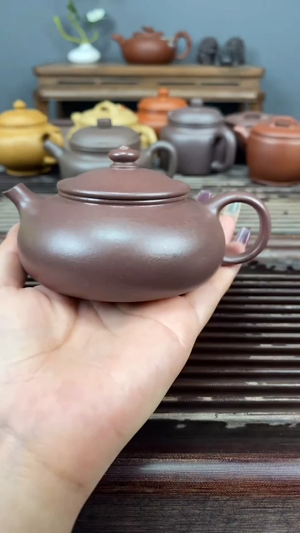 茶壶紫砂天青寒江150cc