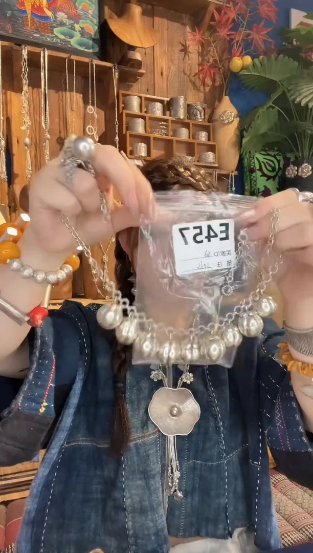 无925银悠**心项链