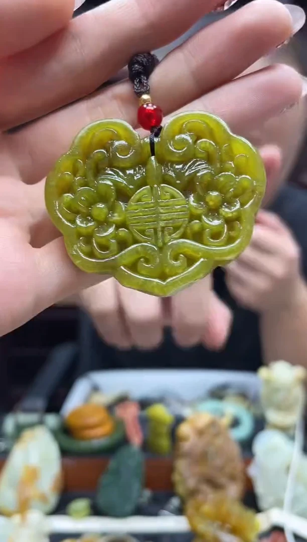 未镶嵌岫玉吊坠·多样性发*货拍一发一
