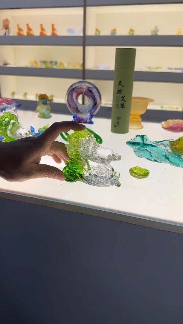 手工艺品琉璃百财